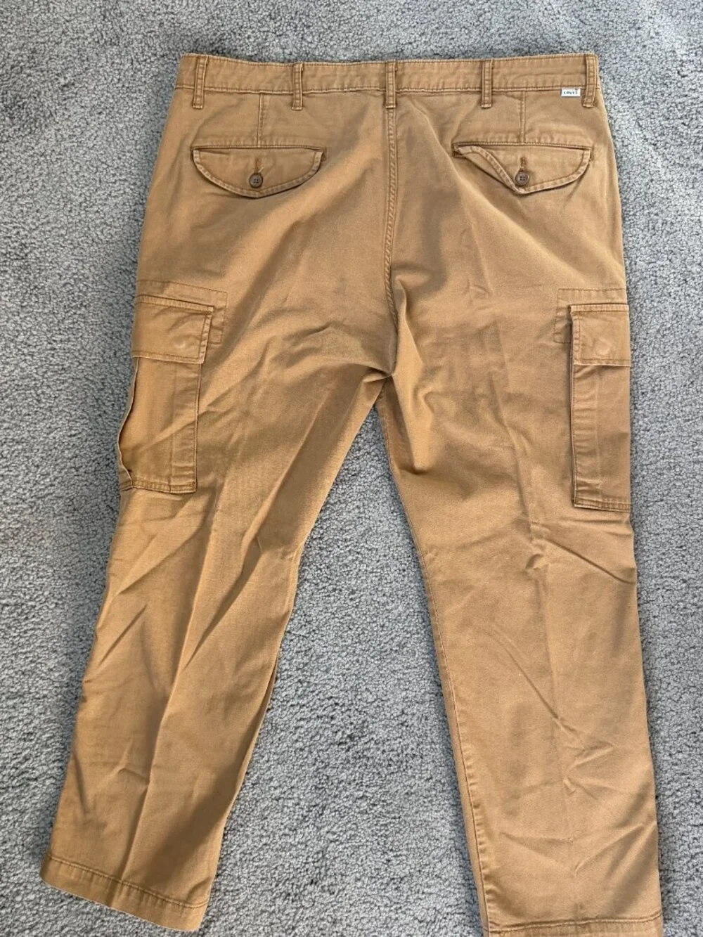 Levi’s 541 Athletic Fit Cargo Twill Pants Caraway Tan Khaki 38x32 PC9-24877